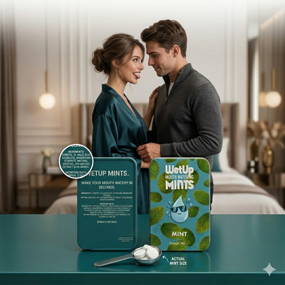 WetUp Mints - Mouth Drooling Mints (4 Packs)